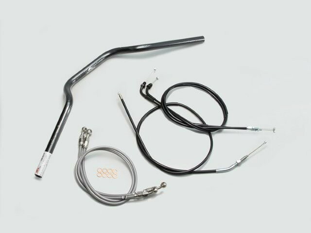 要納期確認 HURRICANE ハリケーン ヨーロピアン1型 ハンドルSET CB400SF VTEC Revo(08-13 ABS無し車) ブラック H008-009B