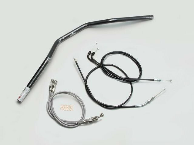 HARRICANE ハリケーン トラッカースペシャル ハンドルSET CB400SF VTEC Revo(08-13 ABS無し車) ブラック H008-033B