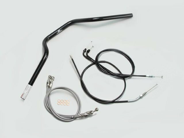 HARRICANE ハリケーン ヨーロピアン3型 ハンドルSET CB400SF VTEC Revo(08-13 ABS無し車) ブラック H008-072B