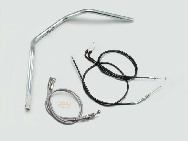 HARRICANE ハリケーン 150アップ2型 ハンドルSET CB400SF VTEC/II/III(99~07) クロームメッキ H009-012C