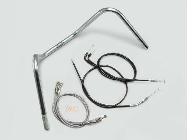 HARRICANE ハリケーン 300ドロップエンド ハンドルSET CB400SF VTEC/II/III(99~07) クロームメッキ H009-014C