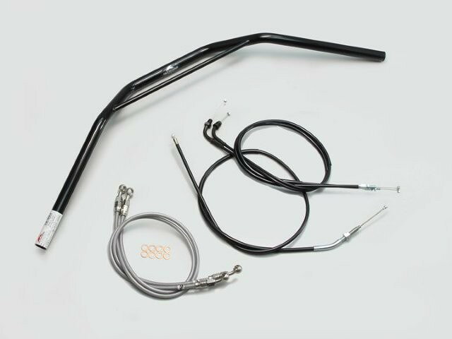 HARRICANE ハリケーン トラッカーHIGH ブリッジ付 ハンドルSET CB400SF VTEC/II/III(99~07) ブラック H009-031B