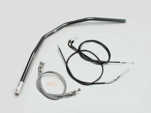 HARRICANE ハリケーン スーパートラッカー ハンドルSET CB400SF VTEC/II/III(99~07) ブラック H009-032B