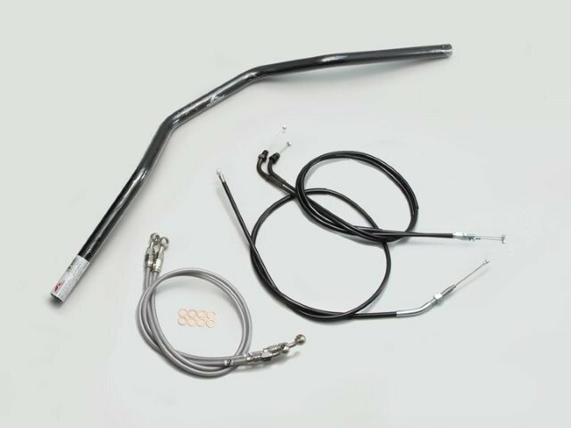 HARRICANE ハリケーン トラッカースペシャル ハンドルSET CB400SF VTEC/II/III(99~07) ブラック H009-033B