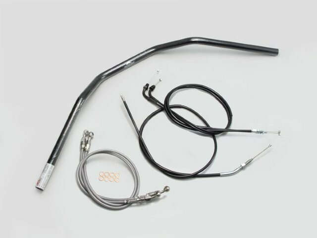 HARRICANE ハリケーン トラッカーHIGH ハンドルSET CB400SF VTEC/II/III(99~07) ブラック H009-044B