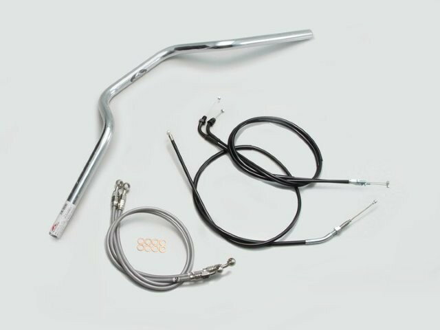 HARRICANE ハリケーン ヨーロピアン3型 ハンドルSET CB400SF VTEC/II/III(99~07) クロームメッキ H009-072C