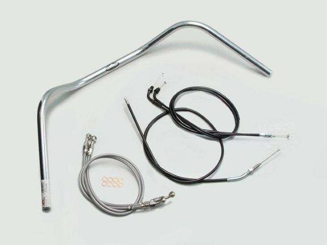 HARRICANE ハリケーン 160クラシック ハンドルSET CB400SF VTEC/II/III(99~07) クロームメッキ H009-080C