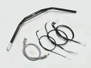 HARRICANE ハリケーン トラッカーHIGH ブリッジ付 ハンドルSET CB400SF(~98 NC31) ブラック H010-031B