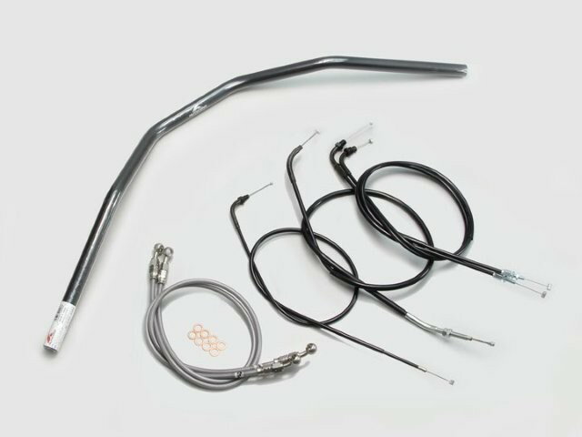 HARRICANE ハリケーン スーパートラッカー ハンドルSET CB400SF(~98 NC31) ブラック H010-032B