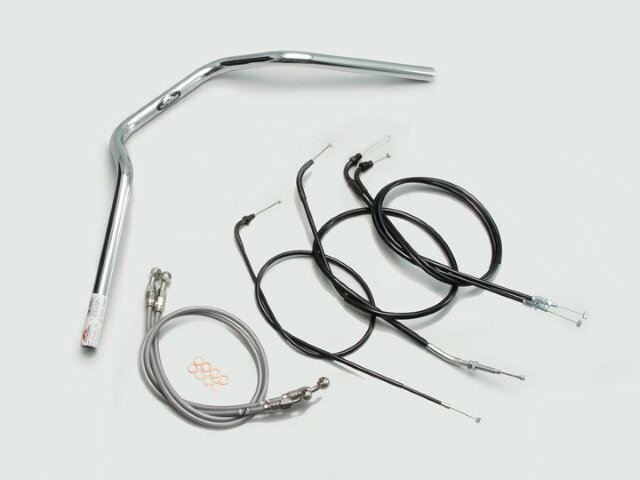 HARRICANE ハリケーン POLICE 3型 ハンドルSET CB400SF(~98 NC31) クロームメッキ H010-067C