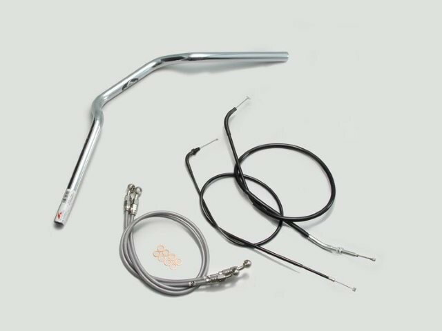 HARRICANE ハリケーン クォーター2型 ハンドルSET CB400SF(~98 NC31) クロームメッキ H010-902C