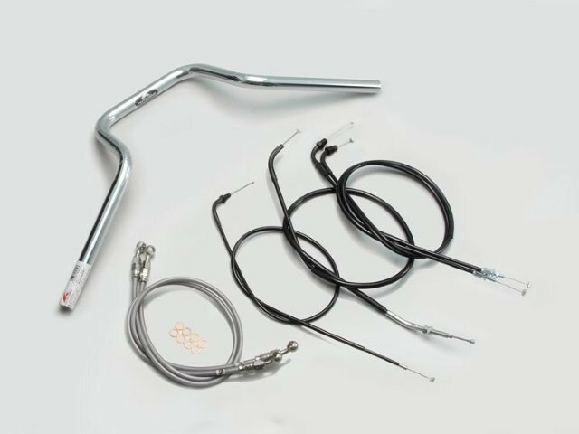 HARRICANE ハリケーン クォーター4型 ハンドルSET CB400SF(~98 NC31) クロームメッキ H010-904C