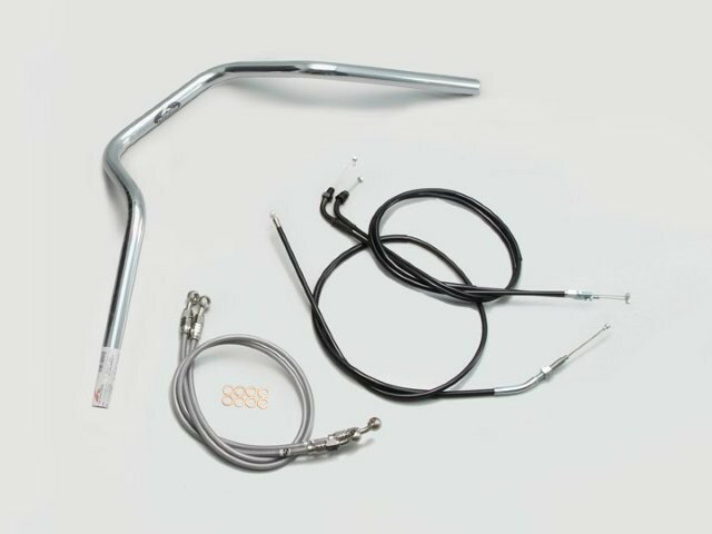 HARRICANE ハリケーン POLICE 4型 ハンドルSET CB400SB(05~07 NC39) クロームメッキ H011-068C