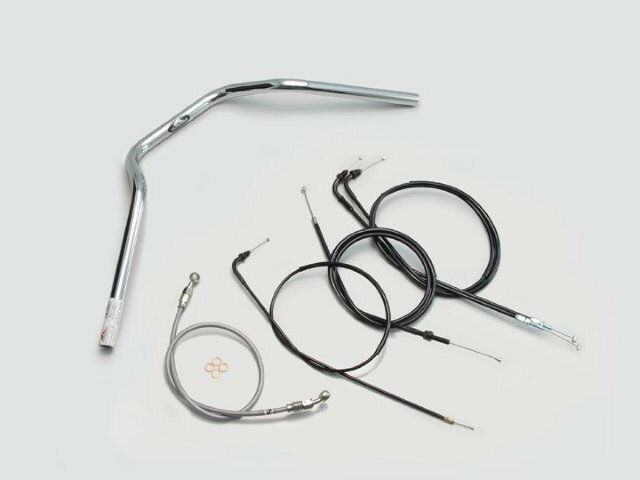 HARRICANE ハリケーン POLICE 3型 ハンドルSET CB400SS クロームメッキ H012-067C