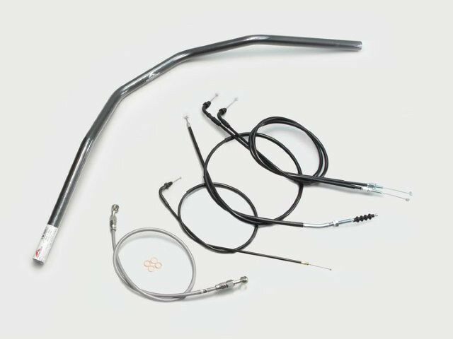 HARRICANE ハリケーン スーパートラッカー ハンドルSET GB250クラブマン(95~) ブラック H016-032B