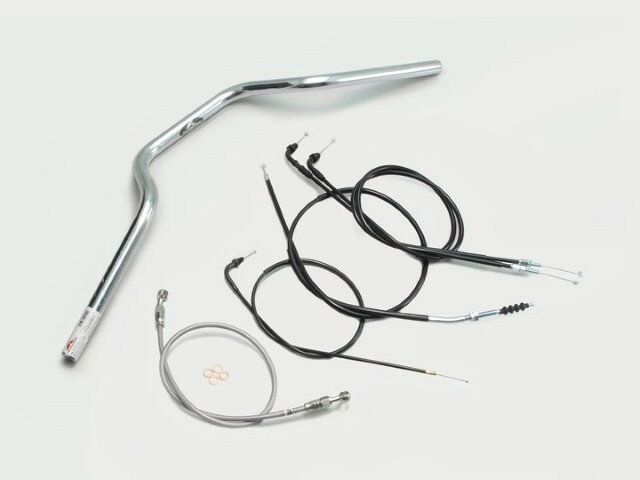 HARRICANE ハリケーン ヨーロピアン3型 ハンドルSET GB250クラブマン(95~) クロームメッキ H016-072C