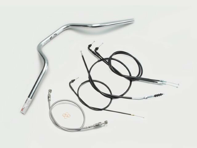 HARRICANE ハリケーン ヨーロピアン4型 ハンドルSET GB250クラブマン(95~) クロームメッキ H016-073C