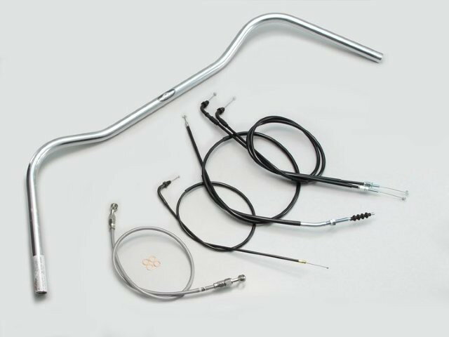 HARRICANE ハリケーン ワイドローオールド2型 ハンドルSET GB250クラブマン(95~) クロームメッキ H016-075C