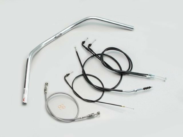 HARRICANE ハリケーン 80クラシック ハンドルSET GB250クラブマン(95~) クロームメッキ H016-079C