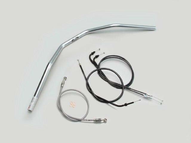 HARRICANE ハリケーン スーパートラッカー ハンドルSET GROM(16-) クロームメッキ H024-032C