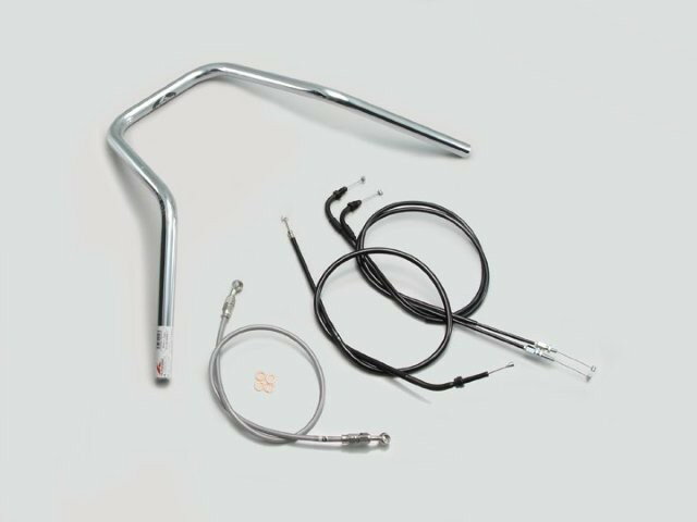 HARRICANE ハリケーン スーパーナロー ハンドルSET GROM(16-) クロームメッキ H024-050C