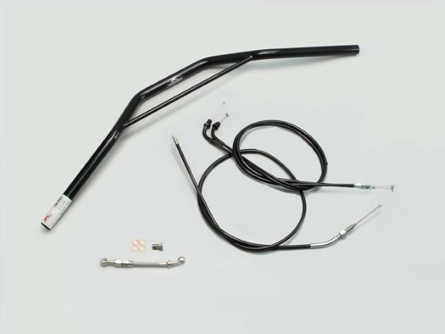 HARRICANE ハリケーン トラッカースペシャル ブリッジ付 ハンドルSET CB400SF VTEC Revo(14-21 ABS車) ブラック H027-034B
