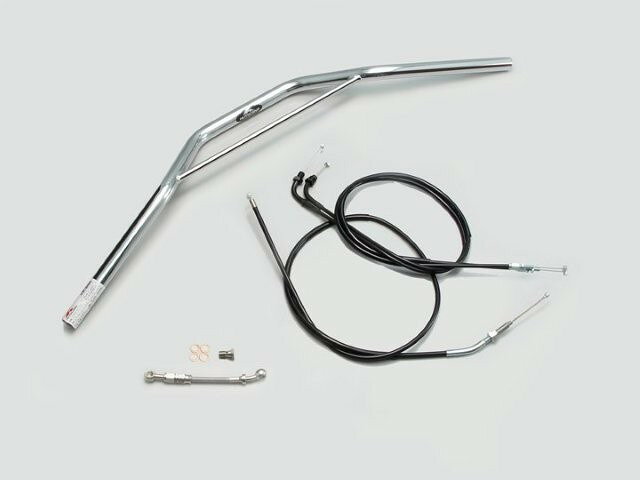 HARRICANE ハリケーン トラッカースペシャル ブリッジ付 ハンドルSET CB400SF VTEC Revo(14-21 ABS車) クロームメッキ H027-034C