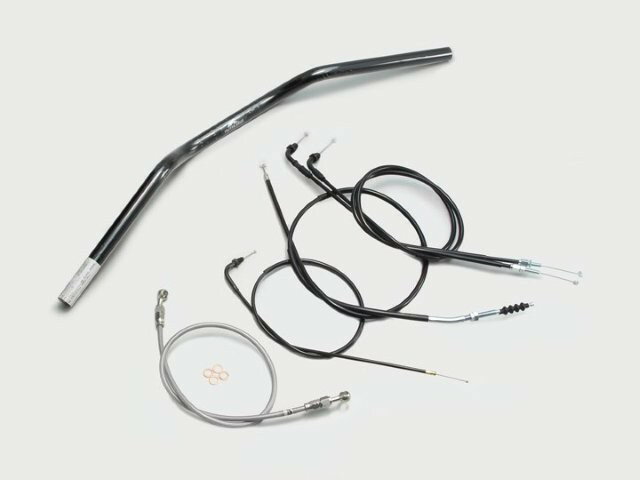 HARRICANE ハリケーン コンチ1型 ハンドルSET GB250クラブマン(90-94) ブラック H028-001B