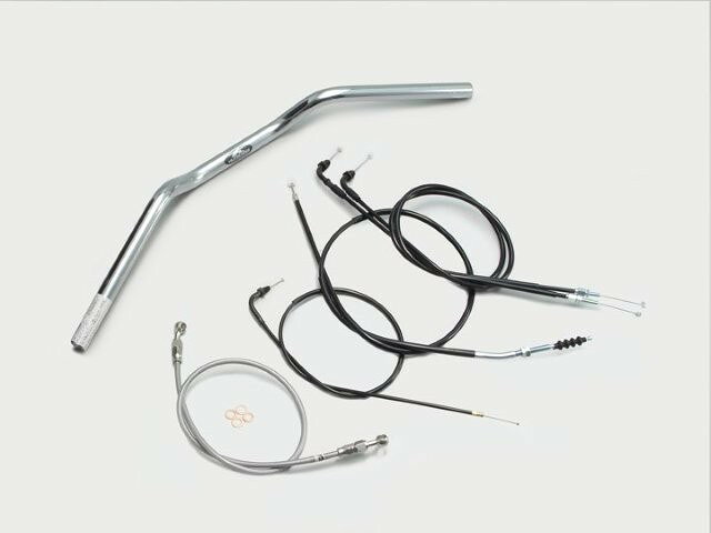 HARRICANE ハリケーン BMコンチ2型 ハンドルSET GB250クラブマン(90-94) クロームメッキ H028-005C