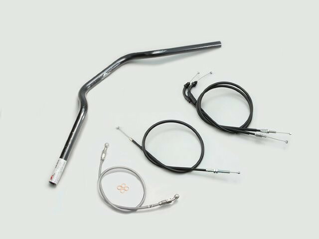 HARRICANE ハリケーン ヨーロピアン1型 ハンドルSET CB250R(MC52) ABS無し車 ブラック H032-009B