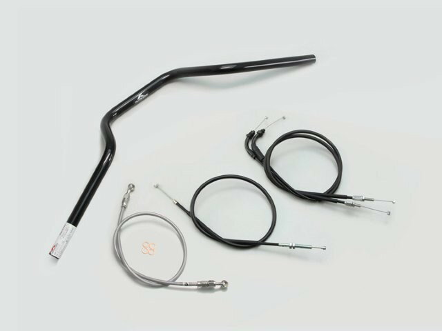 HARRICANE ハリケーン ヨーロピアン3型 ハンドルSET CB250R(MC52) ABS無し車 ブラック H032-072B