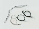 HARRICANE ハリケーン ヨーロピアン3型 ハンドルSET CB250R(MC52) ABS無し車 クロームメッキ H032-072C