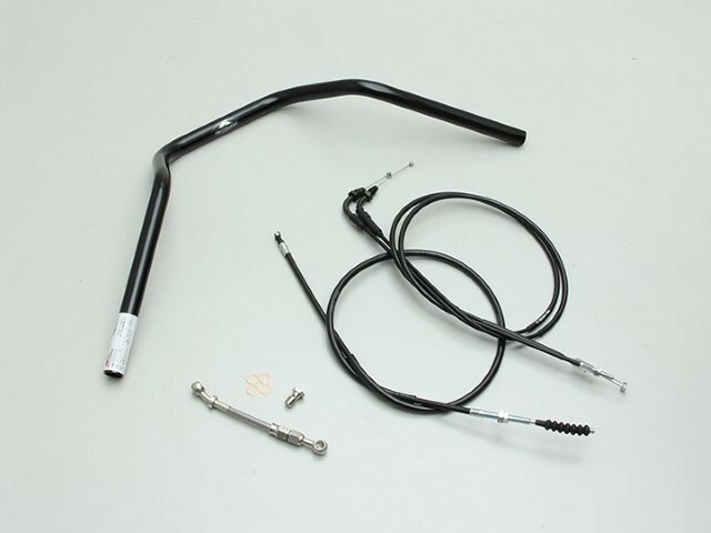 HARRICANE ハリケーン ナロー3型 ハンドルSET GB350 23 ブラック H041-047B