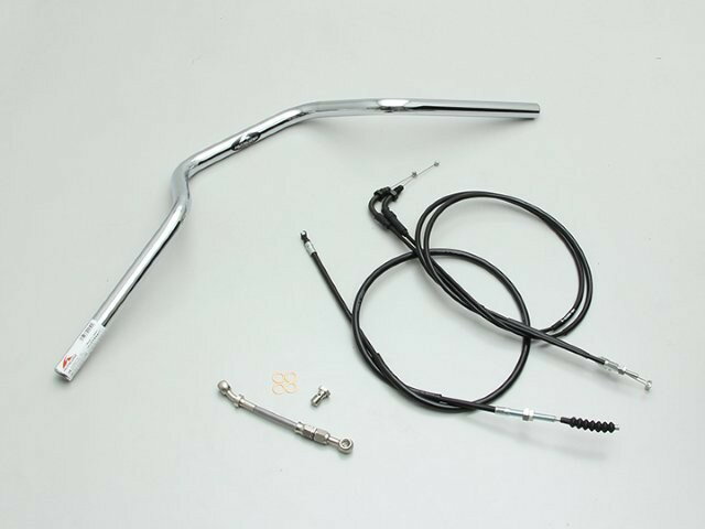 HARRICANE ハリケーン ヨーロピアン3型 ハンドルSET GB350 23 クロームメッキ H041-072C