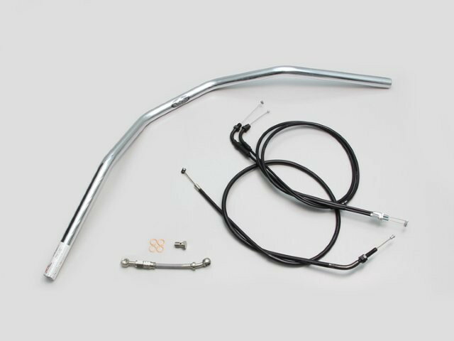 HARRICANE ハリケーン スーパートラッカー ハンドルSET CL250 クロームメッキ H042-032C