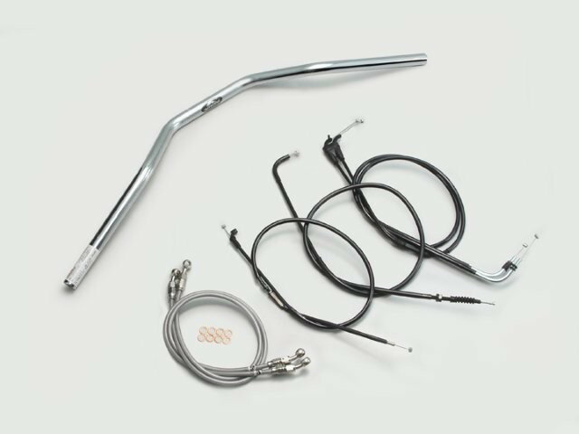 HARRICANE ハリケーン トラッカースペシャル ハンドルSET XJR400R(01~07 RH02J) クロームメッキ H303-033C