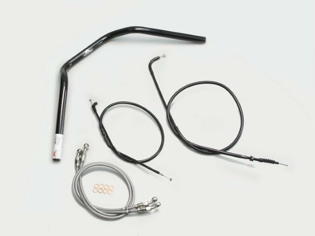 HARRICANE ハリケーン ナロー2型 ハンドルSET XJR400R(01~07 RH02J) ブラック H303-046B