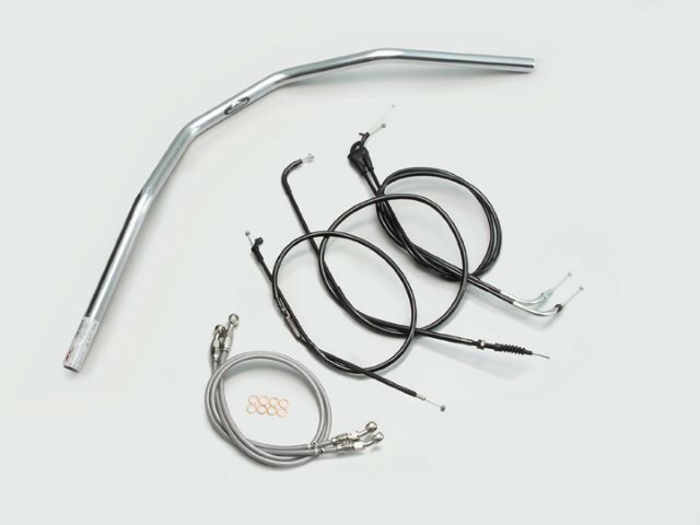 HARRICANE ハリケーン スーパートラッカー ハンドルSET XJR400R(98-00) クロームメッキ H308-032C