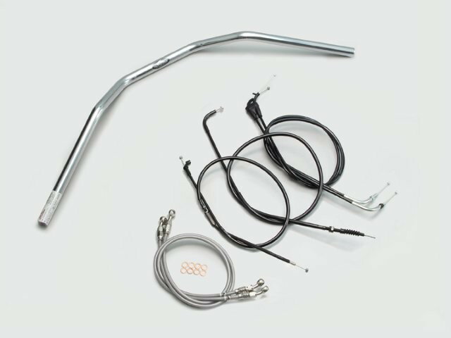 HARRICANE ハリケーン トラッカーHIGH ハンドルSET XJR400R(98-00) クロームメッキ H308-044C