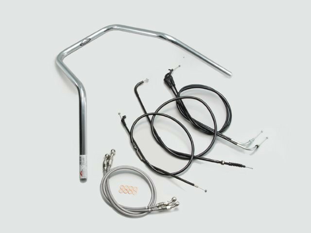 HARRICANE ハリケーン ウルトラナロー ハンドルSET XJR400R(98-00) クロームメッキ H308-086C