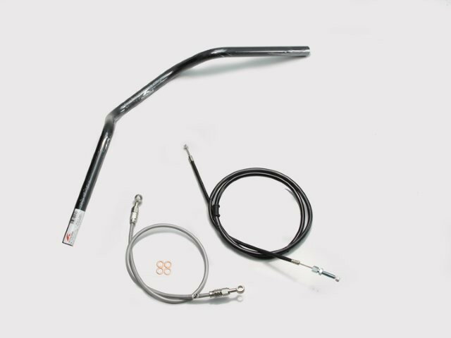 HARRICANE ハリケーン ヨーロピアン2型 ハンドルSET GSR400(~10 ABS無し車) ブラック H501-071B