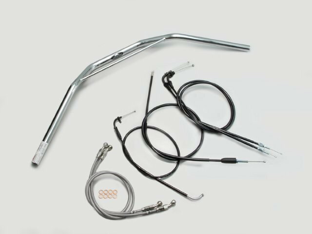 HARRICANE ハリケーン トラッカーHIGH ブリッジ付 ハンドルSET GSX400インパルス(05~07 GK7CA) クロー..