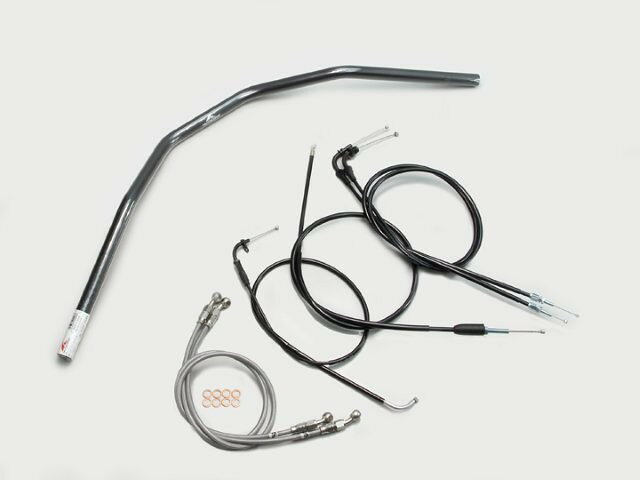HARRICANE ハリケーン スーパートラッカー ハンドルSET GSX400インパルス(05~07 GK7CA) ブラック H502-032B