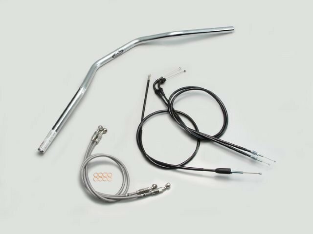 HARRICANE ハリケーン トラッカースペシャル ハンドルSET GSX400インパルス(05~07 GK7CA) クロームメッ..