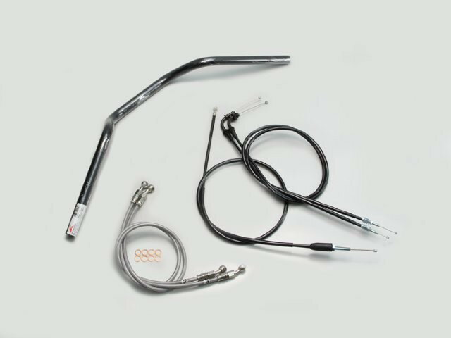 HARRICANE ハリケーン ヨーロピアン2型 ハンドルSET GSX400インパルス(05~07 GK7CA) ブラック H502-071B