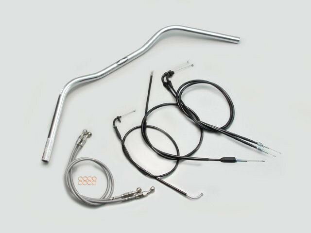 HARRICANE ハリケーン ワイドローオールド1型 ハンドルSET GSX400インパルス(05~07 GK7CA) クロームメ..