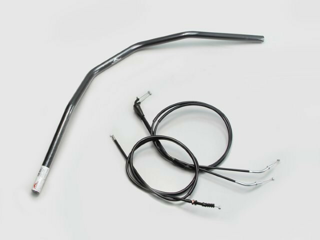 HARRICANE ハリケーン スーパートラッカー ハンドルSET 250TR(~06 キャブレター車) ブラック H712-032B