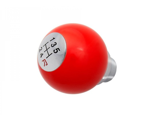 アイエルモータースポーツ シフトノブ ボールタイプ レッド／クローム 5速 NA6CE／NA8C／NB6C／NB8C NAB-301635