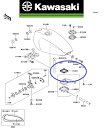 kawasaki 純正 ゼファーχ ガスケット フューエルゲージ ガスケット 11061-0279