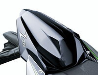 Kawasaki カワサキ純正 Z H2 SE / Z H2 シングルシートカバー 99994-1387-17K(メタリックディアブロブラック)